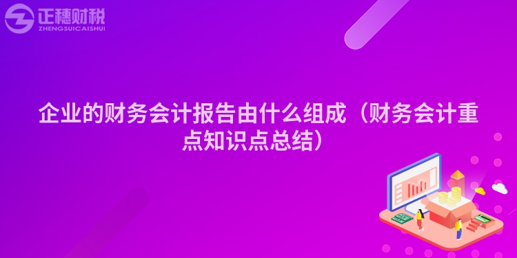 企业的财务会计报告由什么组成（财务会计重点知识点总结）